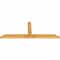 Ekena Millwork Portland Rough Sawn Timber Gable Bracket, Western Red Cedar, 96"W x 36"H x 4"D x 6"F, 9/12 Pitch GBW096X36X0406POR00RWR - alternate 3